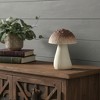 HomeRoots 6" Red And Off White Cast Iron Mushroom Tabletop Sculpture - 2 of 4
