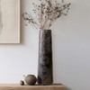 Decorative Oversized Geometric Vase - Elegant Tall Flower Vase for Bedroom Styling or House Decor - Modern Home Decor Accent Vase - 3 of 4