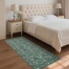 coucheta Multi-size Washable Floral Area Rugs for Living Room, Soft Vintage Low Pile Non Slip Stain Resistant Print Carpet, for Bedroom Dining Room - 4 of 4