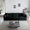 APRILSOUL 3 Pieces Modern Style Sofa Set, 1+1+3 Seats, Accent Chair, Loveseat, 3-Seat Sofa, Chenille Fabric - 3 of 4