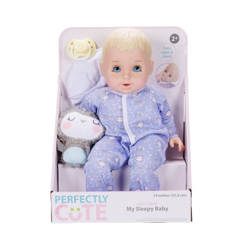 Perfectly Cute 14&#34; Sleepy Time Baby Doll - Blonde Hair/Blue Eyes, 3 of 9