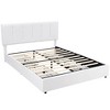 VECELO Velvet Upholstered Platform Bed Frame with Storage Drawers, Adjustable Headboard, No Box Spring Needed, Modern Storage Bed Frame for Bedroom - 2 of 4