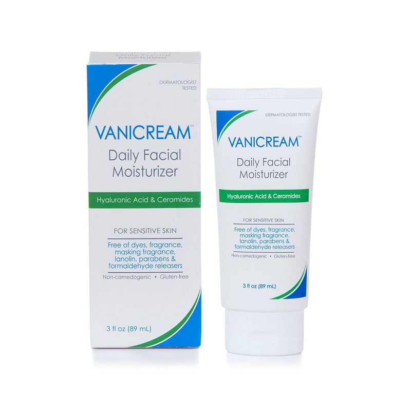 Vanicream Daily Facial Moisturizer for Sensitive Skin - 3 fl oz, 1 of 10