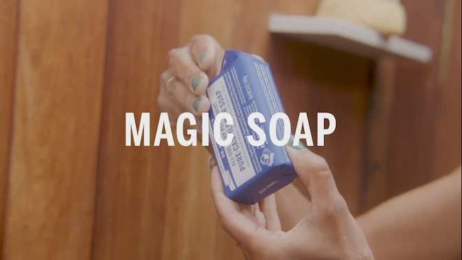 Dr. Bronner&#39;s Almond Bar Soap - 5oz, 2 of 7, play video