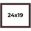 PosterPalooza | Linear Brown Picture Frame - UV Acrylic, Backing Board, Hanging Hardware Included - 2 of 4