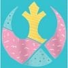 Girl's Star Wars Easter Egg Rebel Alliance Logo T-Shirt - 2 of 4