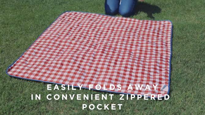 Picnic Time Vista Outdoor Picnic Blanket, 2 of 8, play video