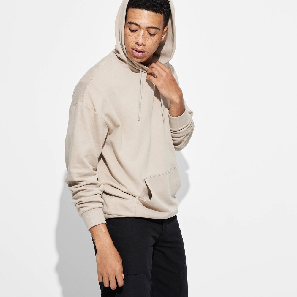 Men Regular Fit Hooded Pullover Sweathirt