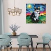 iCanvas Tri-Color Corgi Night by Aja Trier Canvas Print Wall Art - 3 of 3