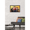 Trends International The Wizarding World: Harry Potter - Stamps Collage  Framed Wall Poster Prints Mahogany Framed Version 22.375 x 34