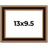 PosterPalooza | Photo Size Weathered Gold Picture Frame - UV Acrylic, Foam Board Backing, Hanging Hardware - 2 of 4