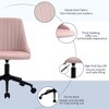 TiramisuBest Pink Polyester Mid-Back Office Chair, Adjustable, 360¡ã Swivel, Home Office or Bedroom - 3 of 4