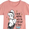 Girls' - Disney - Cinderella I Can Do Anything Fitted Short Sleeve Graphic T-Shirt - 2 of 4