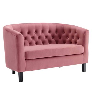 Prospect Performance Velvet Loveseat - Modway - 1 of 4