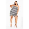 Women's Plus Size Sequin Fever Dress - silver | CITY CHIC - image 2 of 4