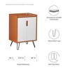 Modway Energize 24" Bathroom Vanity Cabinet – Wall-Mount Sink Cabinet with Storage in Contemporary Walnut White Finish - 2 of 4