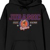 Jurassic Park Jurassic Raptors Athletic Department Adult Black Long Sleeve Hooded Sweatshirt - 2 of 3