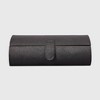 Mele & Co. Parker Men's Faux Leather Watch Case - Black - 3 of 4