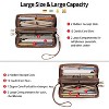Wallet for Women Clutch RFID Blocking Wristlet Leather Purse Large Capacity Credit Card Holder - 3 of 4