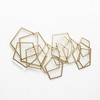 LuxenHome Gold Iron Metal Abstract Shapes 47.4-Inch Wide Wall Decor - 4 of 4