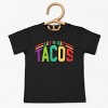 The Juniper Shop Let's Get Tacos Varsity Toddler Short Sleeve Tee - 2 of 4