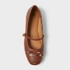 Women’s Zoey Bow Mary Jane Flats – A New Day™ Brown - 3 of 3