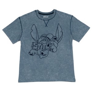 Disney Lilo & Stitch Matching Family Drop Shoulder T-Shirt Adult - 1 of 4