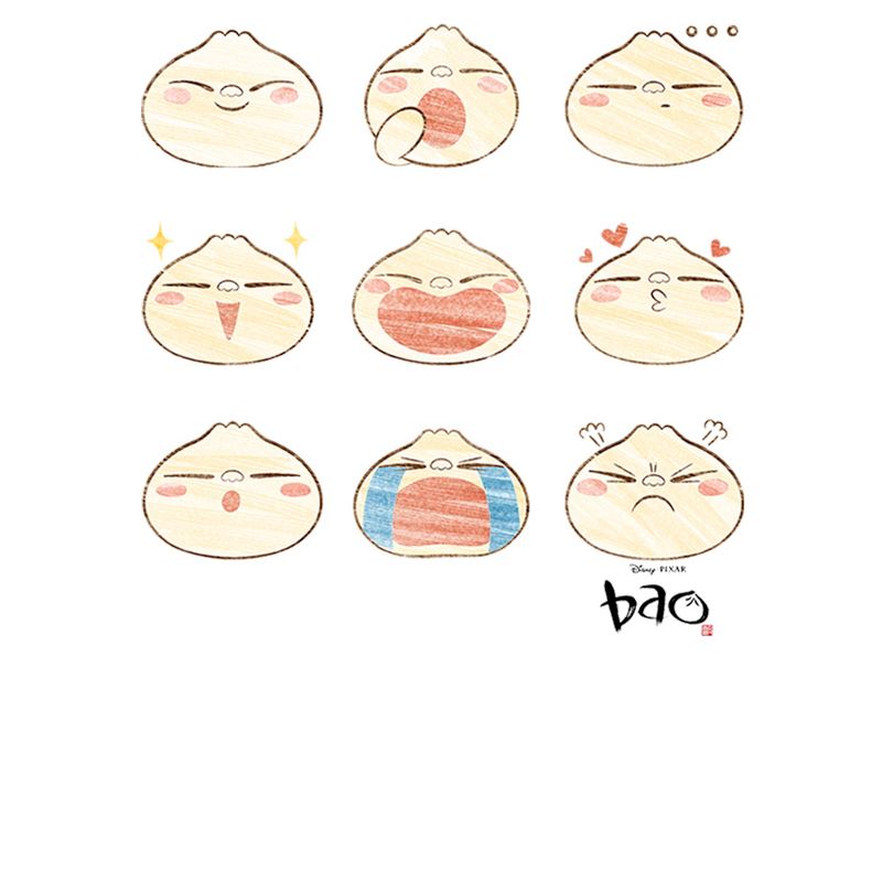 Men's Bao Dumpling Emotions T-Shirt, 2 of 6