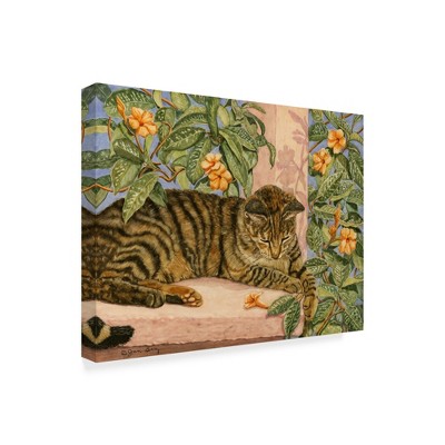 Trademark Fine Art -Jan Benz 'Caribbean Cat' Canvas Art