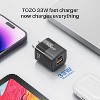 Tozo C3 33W GaN USB-C Dual Port PD and QC Compact Wall Charger Power Adapter - Black - image 2 of 4