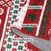 Red Christmas Rubber Backing Striped Printed Runner Rugs for Living Room Washable Low Pile Foldable Non-Shedding Kitchen Mats Christmas 2x6ft - 3 of 4