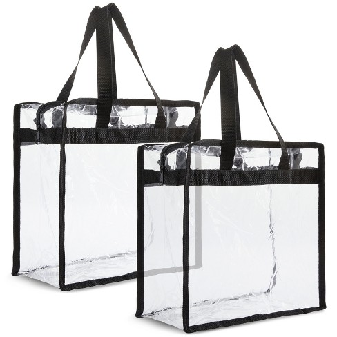 Pearly mod Manga Juvale 2 Pack Stadium Approved Clear Tote Bags, 12x6x12 Large Plastic Beach  Bags With Handles : Target