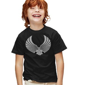 Boys' Star Trek Romulan Logo T-Shirt Black X Large - 1 of 4