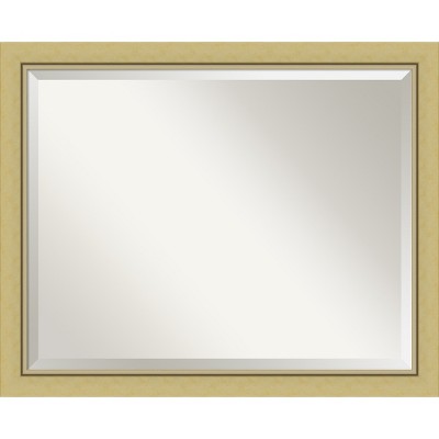 Landon Gold Rectangular Polystyrene Framed Bathroom Mirror 25.5" x 31.5"