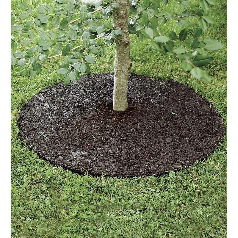 Plow & Hearth - Permanent Mulch Recycled Rubber Tree Ring, 1 of 3