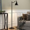 Hudson and Canal 65" Tall Floor Lamp with Cone Metal Shade - 4 of 4