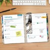 HARDCOVER 2026 Planner, 8.5"x11": 14 Months (Nov 2025-Dec 2026), Daily/Weekly/Monthly,  Bookmark, Pocket Folder w Sticky Notes (Black Gold Marble) - 3 of 4
