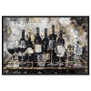 Notoriart Now Serving Champagne Bar Cart Art For Men Framed - 4 of 4