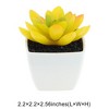 Unique Bargains Artificial Plants Plastic Green 2.2"x2.2"x2.56" 1 Pcs - 3 of 4