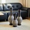 NicBex 3-Piece PVC Floor Vase Set, Decorative Tall Vases for Home Decor, Modern Design Dry Flower/ Branch Holders - 2 of 4