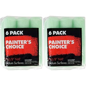 Wooster Genuine 9" Painter's Choice 3/8" Nap 2 Sets Of 6-Pack Roller Cover # R959-9-2PK - 1 of 1