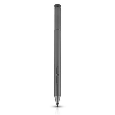 Lenovo Active Pen 2 - Capacitive Touchscreen Type Supported - Active - Replaceable Stylus Tip - Silver - Notebook Device Supported