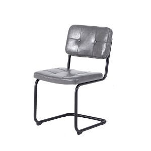 BENCMATE Dining Chairs, Mid Century Modern Chairs with Backrest and Cushion Seat for Kitchen, Dining Room, 4PCS, Gray, 22.24"*18.7"*32.87" - 1 of 4