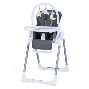 Safstar Foldable Baby High Chair for Babies & Toddlers w/Adjustable Height Relining Seat - 1 of 1