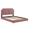 Modway Novi Performance Velvet Twin Bed - 2 of 4