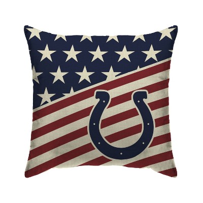 NFL Indianapolis Colts Americana Decorative Throw Pillow