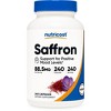 Nutricost Saffron Extract 88.5mg, 240 Capsules - Veggie Caps, GMO Free, Gluten Free - 2 of 4