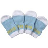 Pet Life Anti-Slip Rubberized Gripped Breathable Stretch Pet Dog Socks - Set of 4, LG, Black - 4 of 4