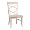 International Concepts Set of Two Milano Chairs with Wood Seats - 3 of 4