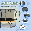 Okak 12/14/16FT Trampolines with Inner Safety Enclosure Net, Kids Trampoline with Ladder and Spring Cover Padding, Rebounder for Garden,Yard - 4 of 4